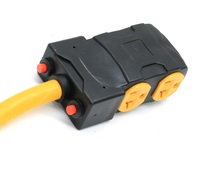 Adaptateur secteur 30 A, 4 prises NEMA 5-20R XN520R-A4+B, adaptateur électrique, prise et prise de générateur en cuivre, prise à trois fils de 20 A