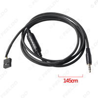 Câble audio avec prise jack mâle 3,5 mm AUX-IN pour BMW Série 3 E46, rallonge pour autoradio CD, adaptateur de câble AUX