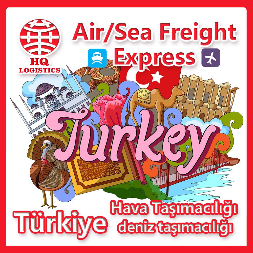 Агент по доставке из Китая, Экспедитор груза в Турцию ddp морским и воздушным транспортом, экспресс-доставка