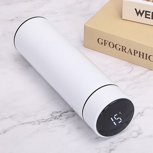 Botella termo inteligente de acero inoxidable 304 con pantalla LED e Infusor de té, taza de viaje portátil aislada al vacío personalizable - Product Image 2