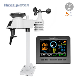 Station météo sans fil Wi-Fi FT0366WF-020T, fonction 5-en-1, <span class=keywords><strong>mesure</strong></span> la vitesse du vent, la direction du vent, les précipitations, la température, l'humidité - Product Image 1