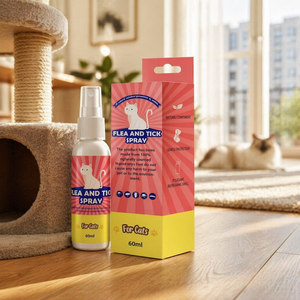 <span class=keywords><strong>Spray</strong></span> <span class=keywords><strong>anti</strong></span>-puces et tiques pour animaux domestiques avec des huiles naturelles pour chats et chiens - Product Image 1