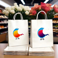 Sacs shopping écologiques en carton ivoire, fabrication directe usine, poignées biodégradables, pour promotion, cadeaux, logo personnalisé, sacs cadeaux de luxe