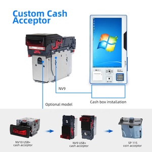 Oem Odm 23.6 Inch Nft Card Reader Code <b>Scanner</b> Keypad Camera Thermal <b>Printer</b> Food Order Machine Self Order Kiosk in Restaurant - Product Image 3