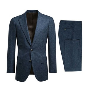Trajes de Hombre Hechos a Medida MTM, <span class=keywords><strong>Traje</strong></span> de Hombre de Lana Ligera <span class=keywords><strong>Azul</strong></span>, <span class=keywords><strong>Traje</strong></span> de Hombre Hecho a Medida - Product Image 3