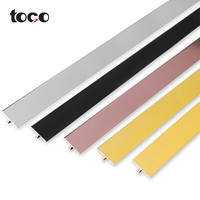 Toco – bande de bordure en forme de t, bande de décoration, profil en t, fine bande de transition en métal