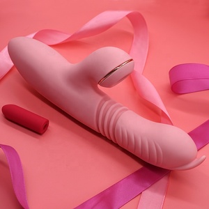 Godemichet télescopique pour femme, jouet sexuel adulte, succion du clitoris, point G, succion, vibrateur chauffant - Product Image 2