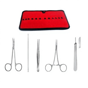 Kit de Instrumentos Quirúrgicos Manuales de Podología Grip, 6 Piezas, Acero Inoxidable, Estuche de Cuero, Certificación Personalizada, Blush Surgical High - Product Image 1