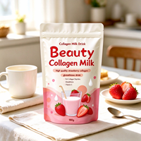 Poudre de Collagène au Lait Instantané JN avec Fibres Alimentaires 180g pour Éclaircir la Peau et Bénéfices Antioxydants