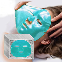 Masque facial en gel de collagène avec acide hyaluronique, vitamine C - Anti-rides, hydratant, blanchissant, origine Guangdong, OEM/ODM, marque privée