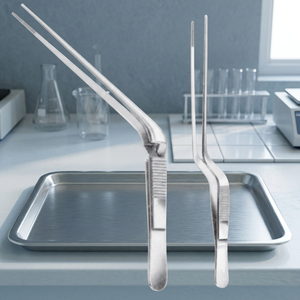 Pinces à pansements TROELTSCH, instrument chirurgical manuel en acier inoxydable, certifié CE Classe I, pour utilisation en chirurgie - Product Image 2