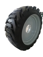 Breitprofiliger Glatter PU-Schaum-Gefüllter Vollgummireifen 26x12-16.5 Ganzjahres-Vollgummireifen für Leichte Radlader