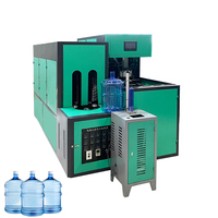 Machine de soufflage semi-automatique pour la production de bouteilles de savon à vaisselle et de détergent à lessive de 500 ml à 2 L