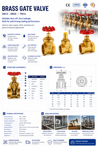 Válvula de Compuerta de Latón Resistente a la Corrosión, Sin Plomo, con Bloqueo, DN15-DN50 PN16, Paso Completo, Manija Bloqueable, Cero Fugas, para Agua Potable y Gas, OEM - Product Image 5