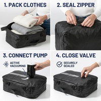 Sac de Rangement Sous Vide Imperméable Grande Capacité Sac de Compression Gain de Place Organisateur de Vêtements