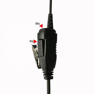 Auriculares HDS-18 con cable en forma de C, audífonos con solapa PTT, Radios para <span class=keywords><strong>Eads</strong></span> Airbus castidian TH1n THR8 - Product Image 2