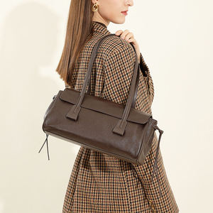 Bolsos Tote de Cuero Genuino para Mujer, Diseño 2025, Alta Calidad, Bolso de Hombro, Bolsos Cruzados de Moda para Dama - Product Image 1