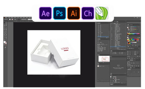 Biểu Tượng Tùy Chỉnh In Từ Tông Gấp Màu Trắng Điện Thoại Trường Hợp Bao Bì Hộp Điện Thoại Di Động Hộp - Product Image 6