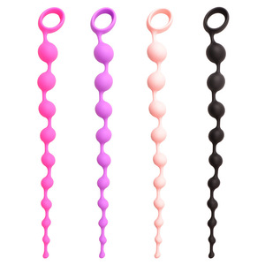 ปลั๊กซิลิโคนสำหรับขยายทวารหนักสำหรับผู้ชาย สีดำ ชมพู ม่วง บานเย็น ของเล่นกระตุ้นสำหรับผู้ใหญ่ - Product Image 2