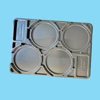 Bandeja de Embalaje Termoformada al Vacío, Negra, Antiestática, de PS Resistente, Personalizada, para Piezas de Equipos Industriales