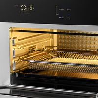 Four à friture sans huile de comptoir 23L 1400W à commande numérique multifonction pour cuisine domestique