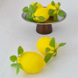 Décoration réaliste en plastique citron artificiel Halloween <span class=keywords><strong>et</strong></span> décoration de <span class=keywords><strong>fruits</strong></span> <span class=keywords><strong>et</strong></span> <span class=keywords><strong>légumes</strong></span> de Thanksgiving avec effet de <span class=keywords><strong>fruits</strong></span> au toucher réel - Product Image 4