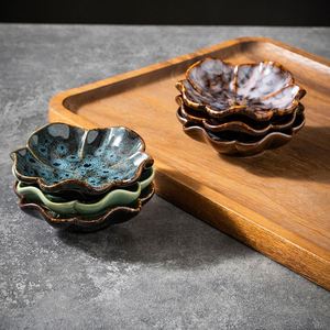 Japanese Kiln-glazed Sushi Seasoning <b>Plate</b> Kitchen Tableware Vinegar Dishes Soy Sauce Dish <b>Ceramic</b> Flavored Dipping Sauce Dish - Product Image 3