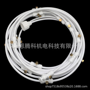 Buse de pulvérisation pour trampoline, 6m, connexion rapide en laiton, pour l'irrigation du jardin, le refroidissement des plantes, l'humidification, l'élimination de la poussière - Product Image 4