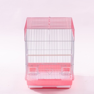 Jaula para loros de acero inoxidable de primera calidad, estructura sólida, fácil de limpiar, adecuada para la cría de aves de compañía medianas y grandes. - Product Image 3