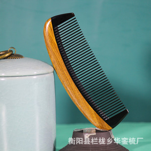 Cepillo de madera para masaje del cuero cabelludo con cuerno de vaca, 10-15 cm, para la población en general, de la ciudad de Hengyang, condado de Lanlong. - Product Image 1