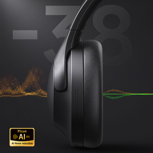 05 New Arrival Over-Ear <b>Wireless</b> Noise Canceling Gaming With Detachable <b>Microphone</b> and LED Indicator 3.5mm Gaming Headphone - Product Image 5