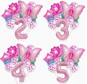 Globos de Cumpleaños, Artículos para Fiestas, Dibujos Animados, Número de 40 Pulgadas, Ramos para Niña o Niño. - Product Image 6