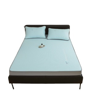 Buz yatak yaz serme yatak buz ipek monte levha nevresim takımı soğuk Mat yatak örtüsü - Product Image 1