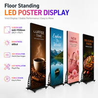 Affichage numérique LED vertical couleur pleine P2.5 intelligent à économie d'énergie pour les applications publicitaires en centres commerciaux et dans le commerce de détail