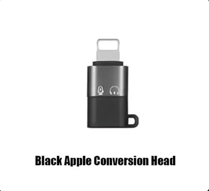 Conector de disco de manzana negra