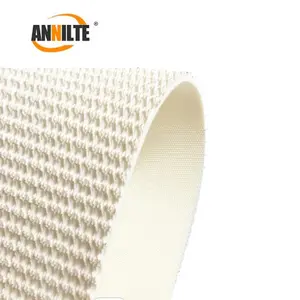Annilte Custom White Pvc Grass Pattern Rough Top Conveyor Belt Price
