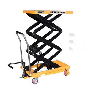 500 किलोग्राम 1500 मिमी हाइड्रोलिक लिफ्ट मंच ट्रॉली डबल कैंची टेबल - Product Image 2