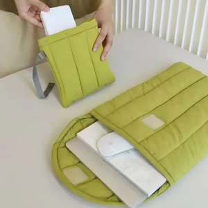 תיק למחשב נייד סגנון כותנה כיסוי למחשב נייד בעבודת יד מחזיק פאוץ למחשב נייד נרתיק מגן למחשב נייד - Product Image 2