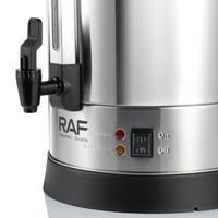 RAF électrique en acier inoxydable distributeur de boissons chaudes grande capacité distributeur d'eau chaude automatique café thé chocolat usage domestique