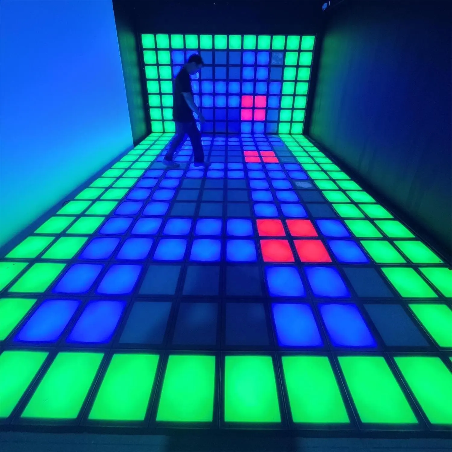 Jogo ativo de dança interativo para jogos com luz de preço de fábrica