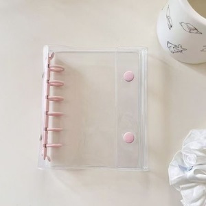 Álbum de Fotos Dream Academy con Doble Hebilla, Carcasa Transparente de PVC, Clip de Color, Hojas Sueltas, para Tarjetas, Álbum de Recortes, Diario - Product Image 4