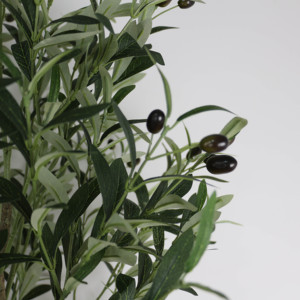 Nouveau Design Décoratif Faux <span class=keywords><strong>Olivier</strong></span> Bonsaï Vert pour Intérieur - Product Image 2