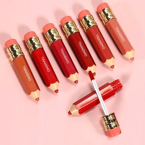 Tubes de brillant à lèvres en gros argentés 4 ml, contenants en plastique pour huile à lèvres avec bouchon à vis, logo personnalisable, utilisation pour le blush - Product Image 1