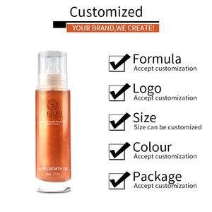 Marque privée Après-shampooing sans rinçage <span class=keywords><strong>Fourrure</strong></span> d'orange Agrumes Menthe Mangue Huile démêlante Spray pour cheveux bouclés synthétiques - Product Image 4