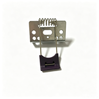 Clip à ressort de torsion en métal pour downlight LED, support de fixation pour plafonnier encastré, accessoire d'éclairage avec embout en plastique