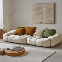 Ensemble de canapés 2 places de luxe moderne avec pieds en bois, tissu de qualité supérieure, meubles d'appoint pour salon, rembourrage en éponge, prix raisonnable