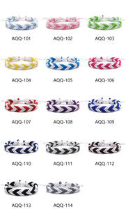 Braccialetto Unisex Bohémien Promozionale Economico Regolabile in Cotone e Corda di Canapa Intrecciata Colorato Fatto a Mano - Product Image 6