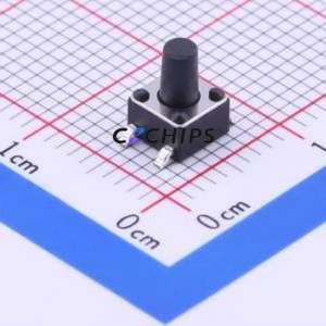 TS-1109S-C-G Tactile Switch SMD-4P,4.5x4.5mm Switch Single Pole Single Throw Round Button 2.6N Vertical Mount - Product Image 1