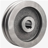 Poulie standard nationale type 2A à double gorge creuse 110500 en fonte pour moteur diesel, générateur, moteur, courroie trapézoïdale, alésage 20 mm