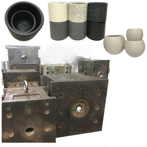 Pot de fleur en plastique personnalisé moule fabricant moulage par injection usine rond carré jardinière moule conception OEM Service - Product Image 1